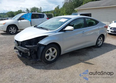 2014 Hyundai Elantra Se from USA, damaged, VIN KMHDH4AE6EU170581